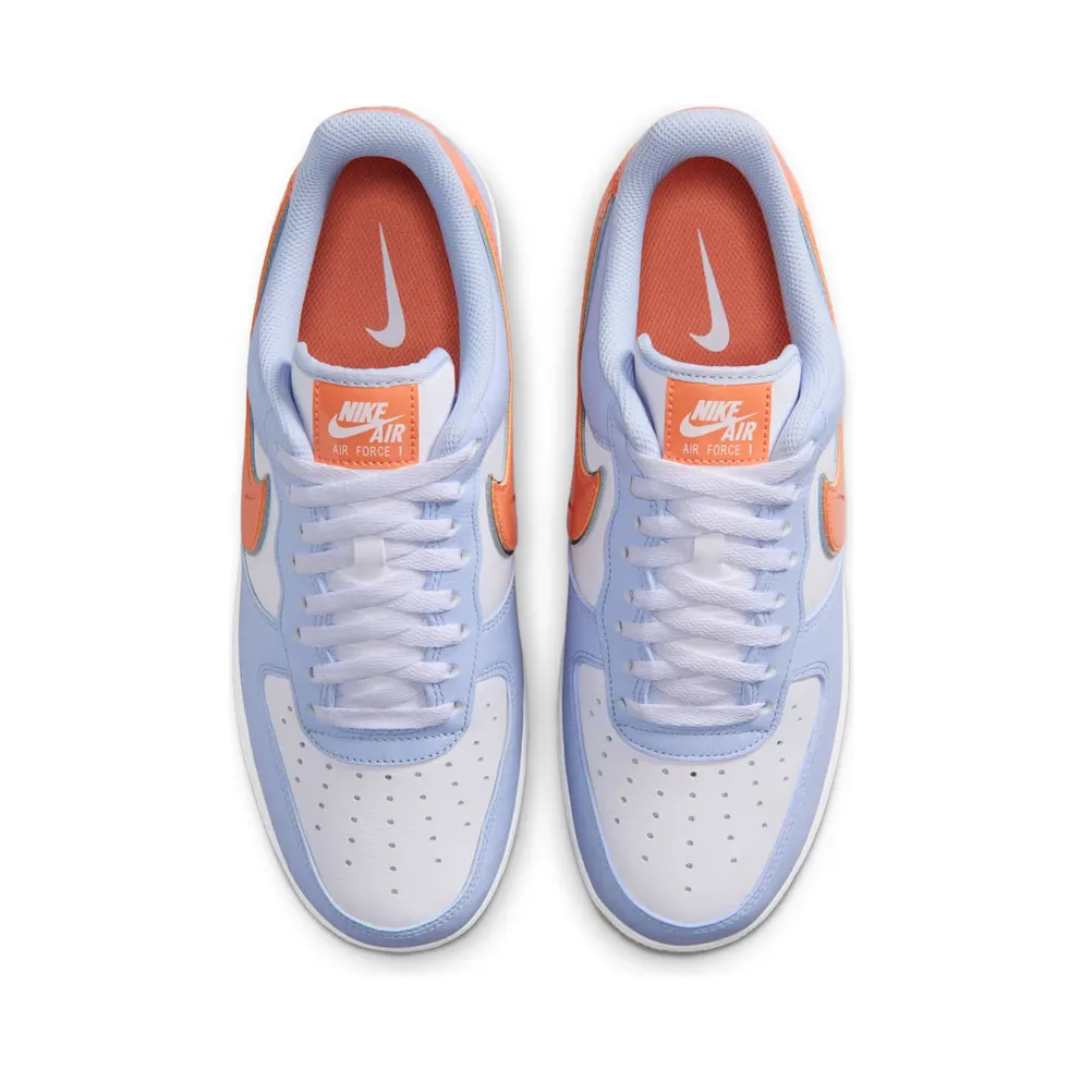 Nike Air Force 1 Low ’07 “Hydrogen Blue Orange Frost” (IR1980-407)