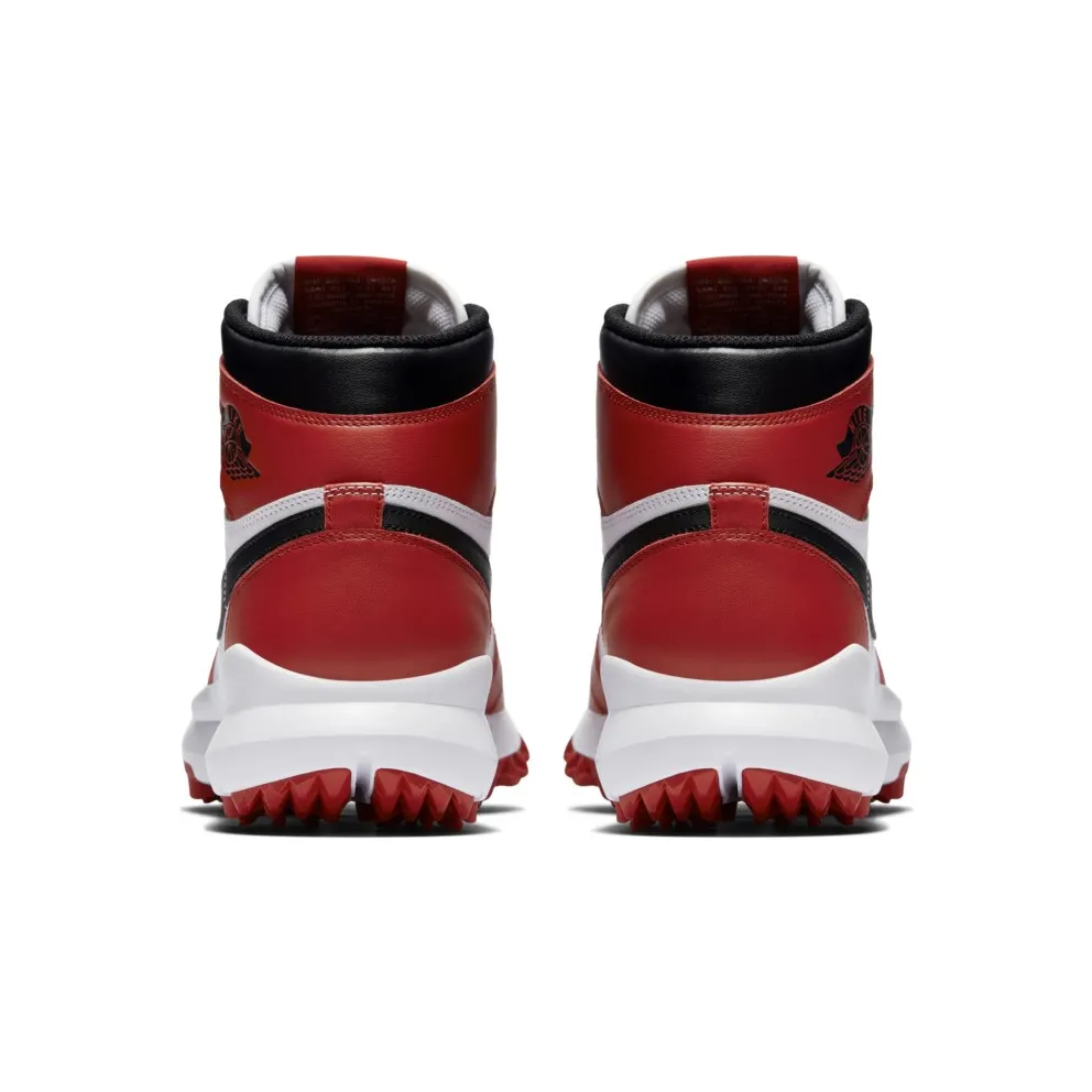 Jordan 1 Retro Golf Cleat Chicago White/Black-Varsity Red (917717-100)