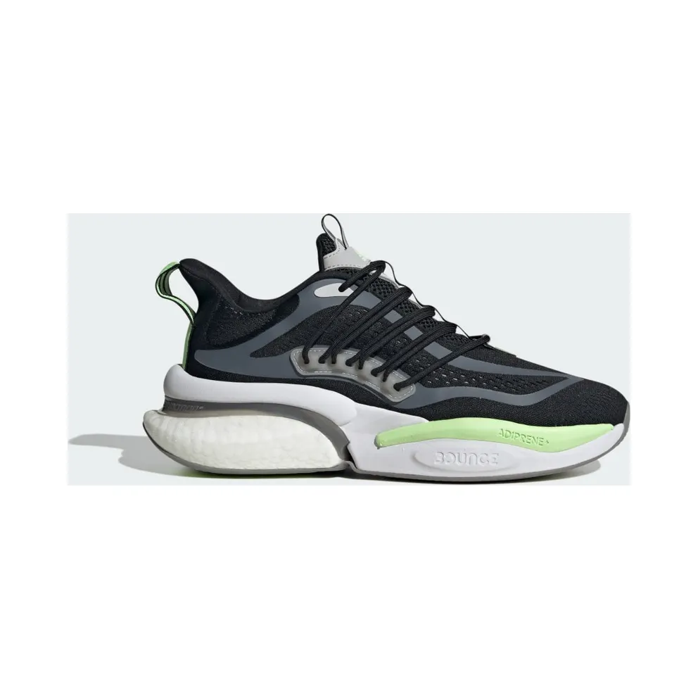 adidas Alphaboost V1 Core Black / Charcoal Solid Grey / Green Spark (IG3628)