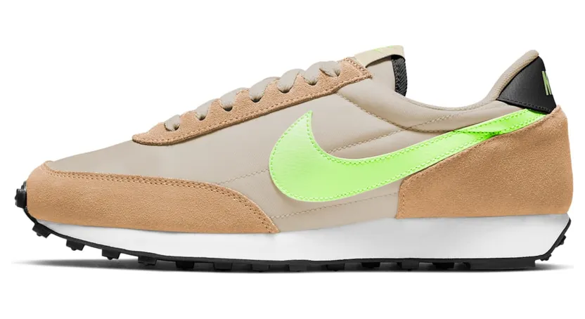 Nike Daybreak “Light Bone / Praline / Black / Barely Volt” (CK2351-006)