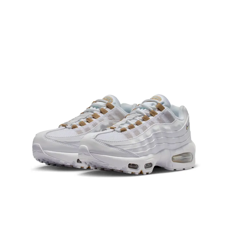 Nike Air Max 95 GS “White Metallic GolD” (II4130-102)