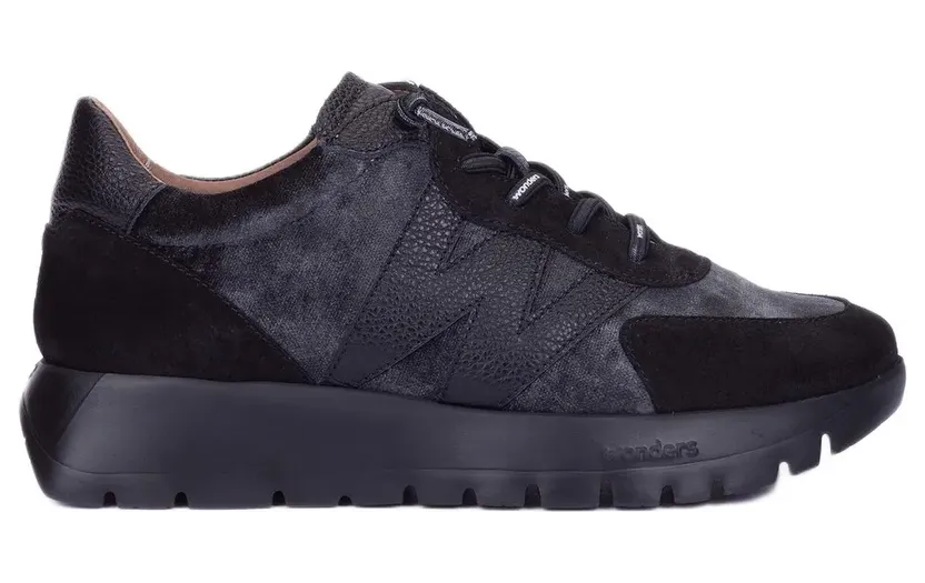 Wonders sneaker Black (A-24111-Black)