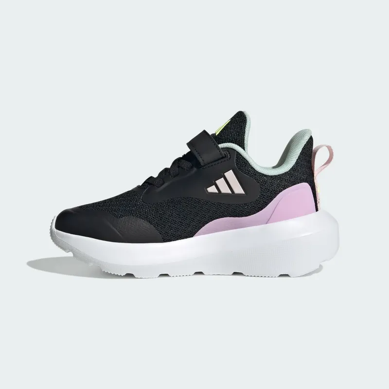 Adidas Fortarun 3 Kids Core Black / Clear Pink / Bliss Lilac (JI2192)