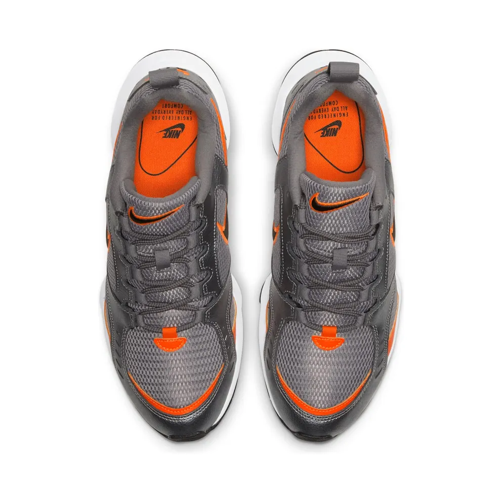 Nike Air Heights “Gunsmoke / Metallic Cool Grey / Total Orange / Black” (AT4522-004)