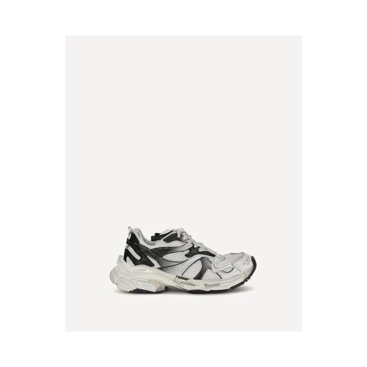Balenciaga Runner 2 Gradient Sneakers in white/black 779066WRN2G/S_BALEN-9010_600-45