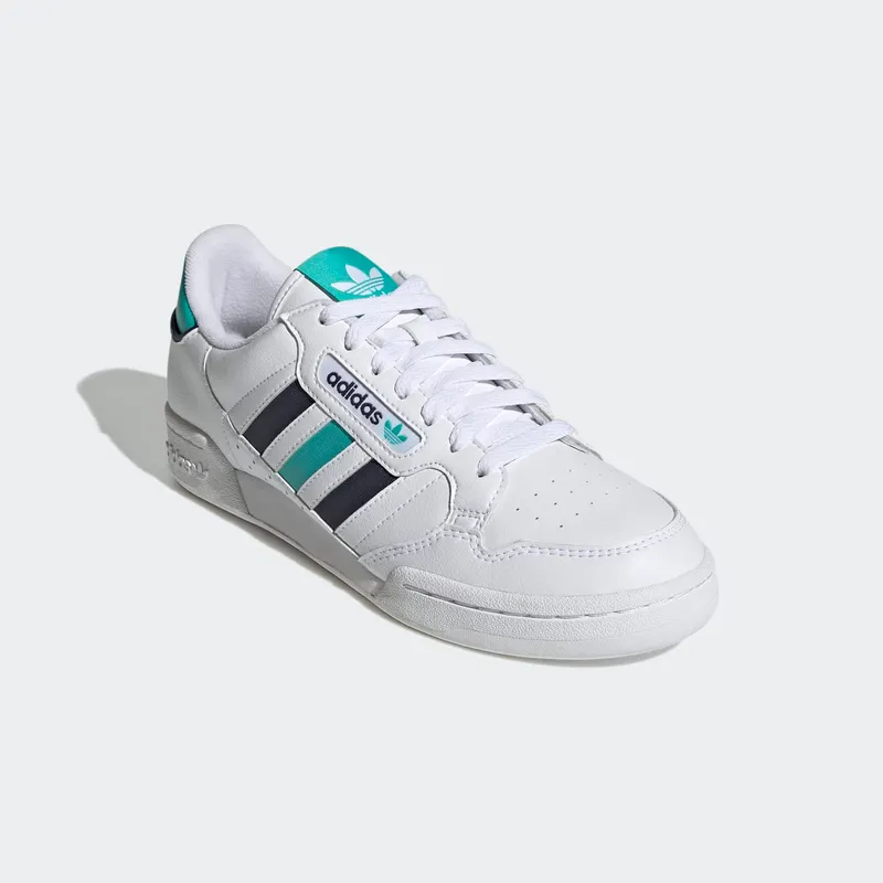 adidas Continental 80 Stripes Cloud White Shadow Navy Semi Mint Rush (GW1705)