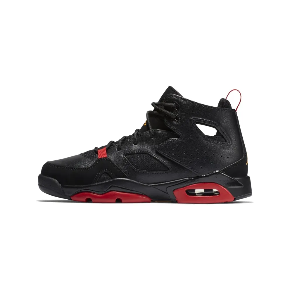 Jordan Flight Club 91 Last Shot (GS) Black/Dandelion-Varsity Red (555472-067)