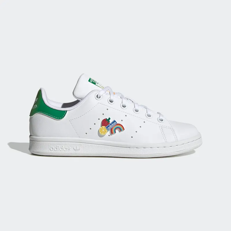 Adidas Stan Smith Cloud White / Green / Pulse Amber (GW8156)