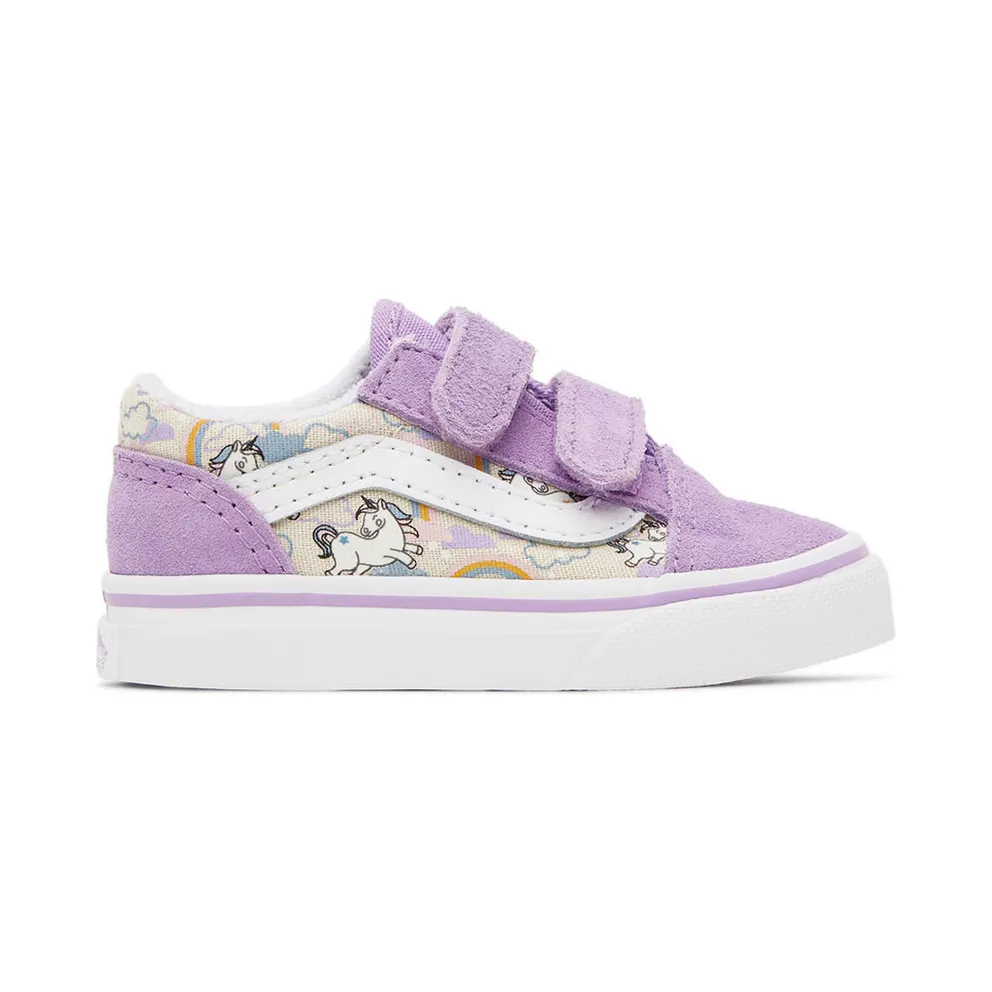 Vans Baby Purple Old Skool V Sneakers (VN0A4VJJBD9)
