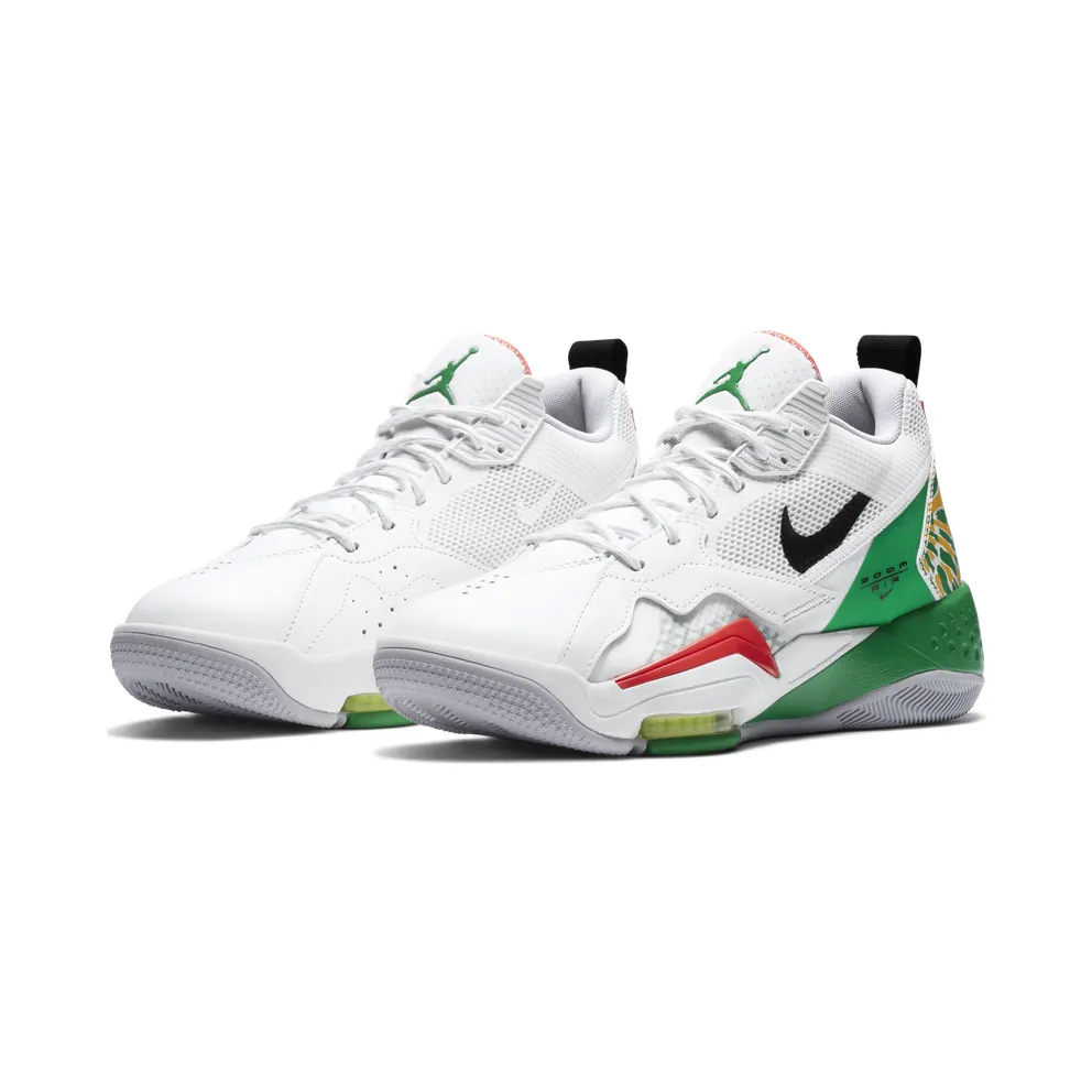Jordan Zoom 92 White Green Red Summit White/Lucky Green-Track Red-Black (CK9183-103)