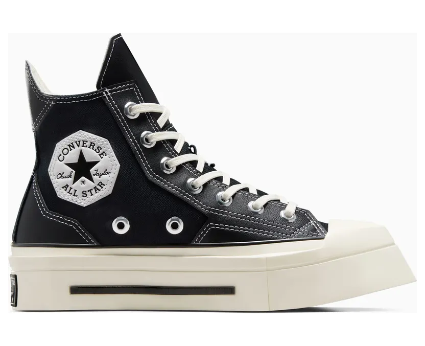 Converse Chuck 70 De Luxe Squared Black/Black/Egret (A06435C)
