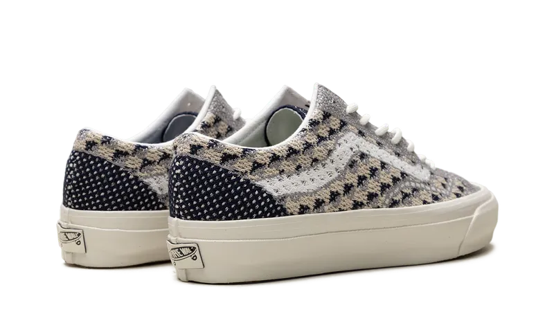 Vans Premium Old Skool “Knit Pack – Geo Check Frost Grey” (VN000EFK85T)