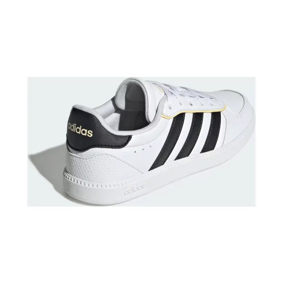 adidas Breaknet Sleek Shoes Kids “Cloud White / Core Black / Orange Tint” (JQ3056)