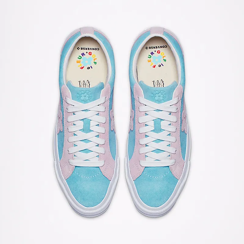 Converse One Star Ox Tyler the Creator Golf Le Fleur Light Blue Pink Plume/Pink Marshmallow-White (162127C)