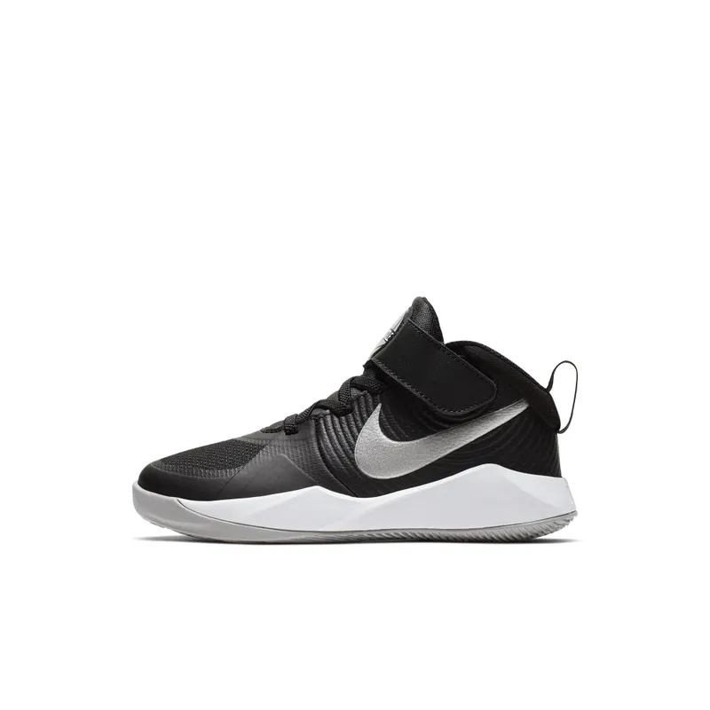 Nike Team Hustle D 9 Black Wolf Grey (PS) Black/Wolf Grey/White (AQ4225-001)