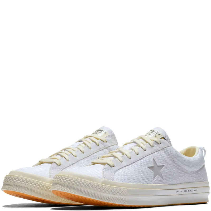 Converse One Star Ox Carhartt WIP White White/White-Vibrant Orange (162821C)