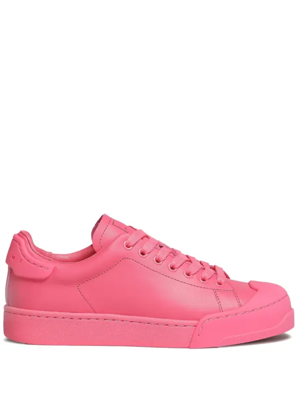 Marni Dada Bumper leren sneakers – Yellow (SNZW013801P5703)