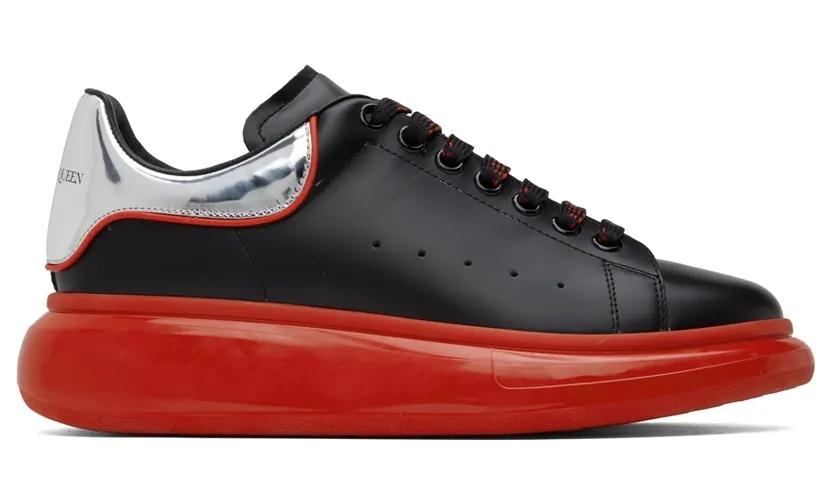 Alexander McQueen Black Oversized Sneakers (705068WIBNZ)