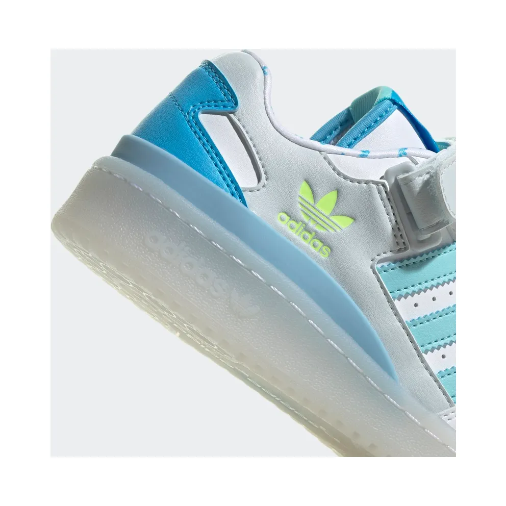 Adidas Forum Low Cloud White / Sky Rush / Clear Aqua (GZ0799)