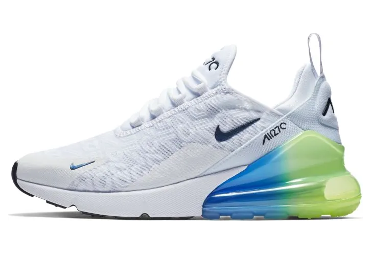 Nike Air Max 270 White Lime Blast Photo Blue (AQ9164-100)