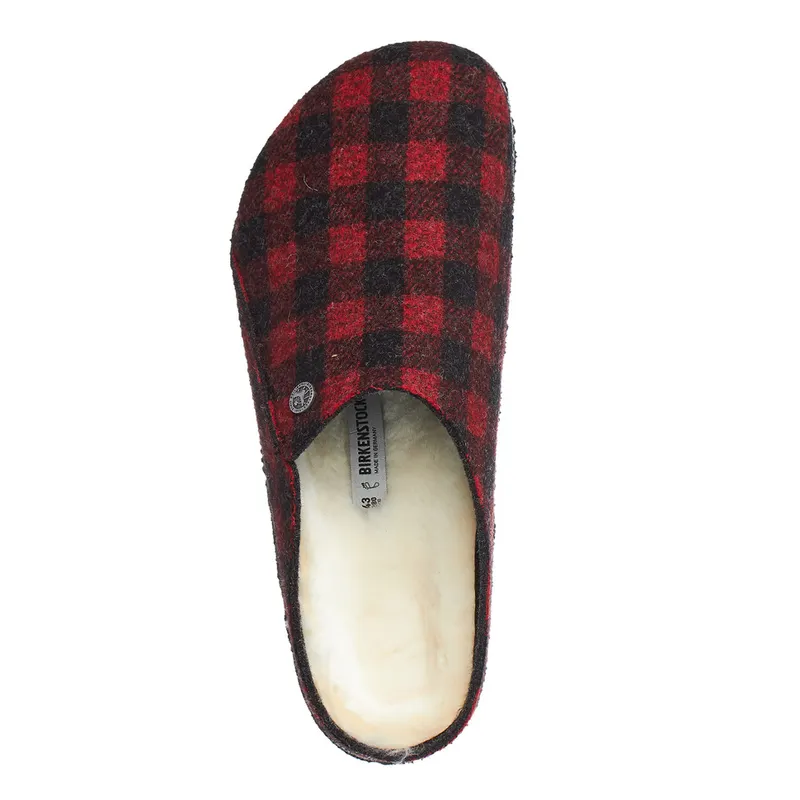 Birkenstock Zermatt Shearling WZ Plaid Red (1017542)