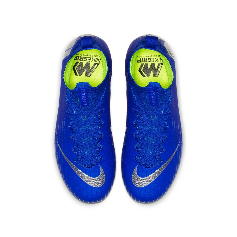 Nike Mercurial Superfly 6 Elite FG Racer Blue (GS) Racer Blue/Metallic Silver-Black-Volt (AH7340-400)