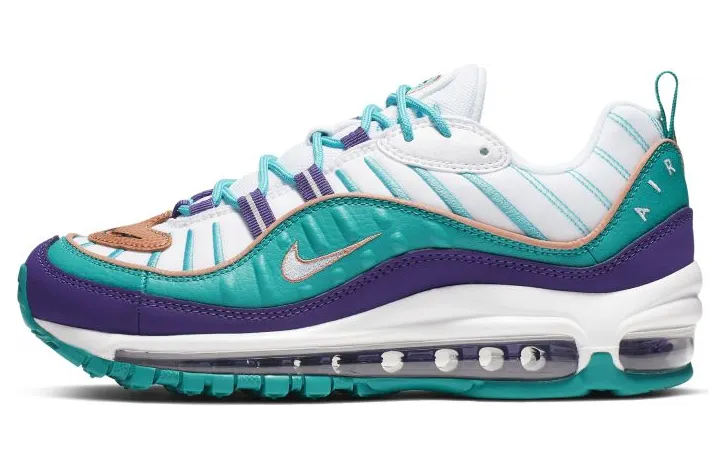 Nike Air Max 98 Hornets “Court Purple / Terra Blush / Spirit Tea” – Groen