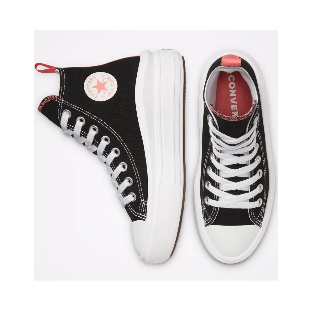 Converse Chuck Taylor All Star Move Platform Black/pink Salt/White