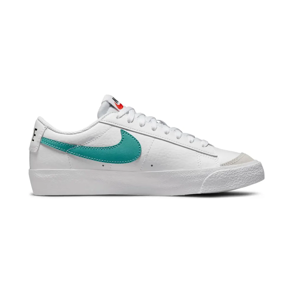 Nike Blazer 77 Low White Black Washed Teal (GS) (DA4074-108)