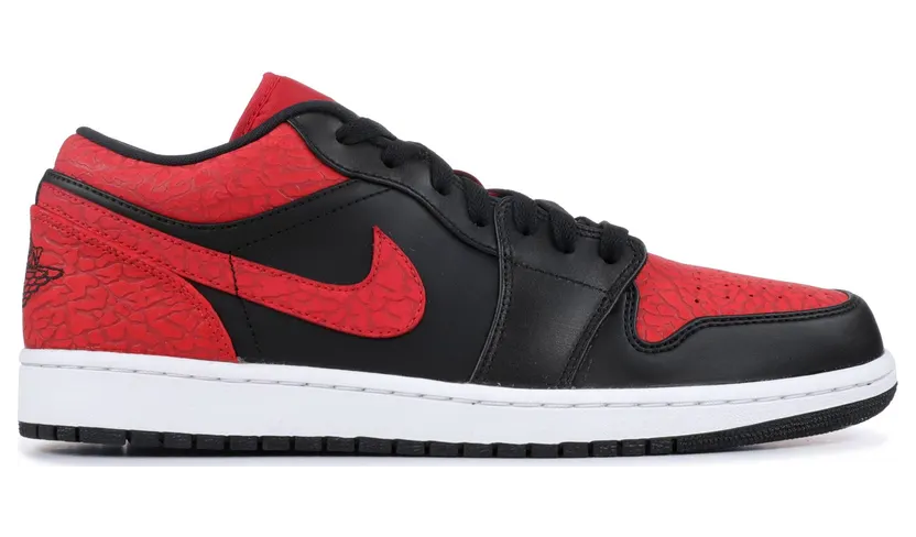Jordan 1 Low Bred Elephant Print