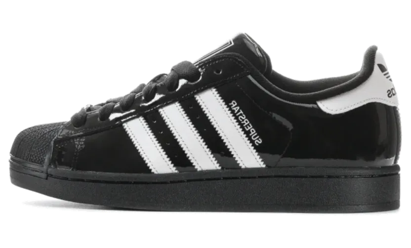 Adidas Superstar II GS “Black Patent” (JR9882)