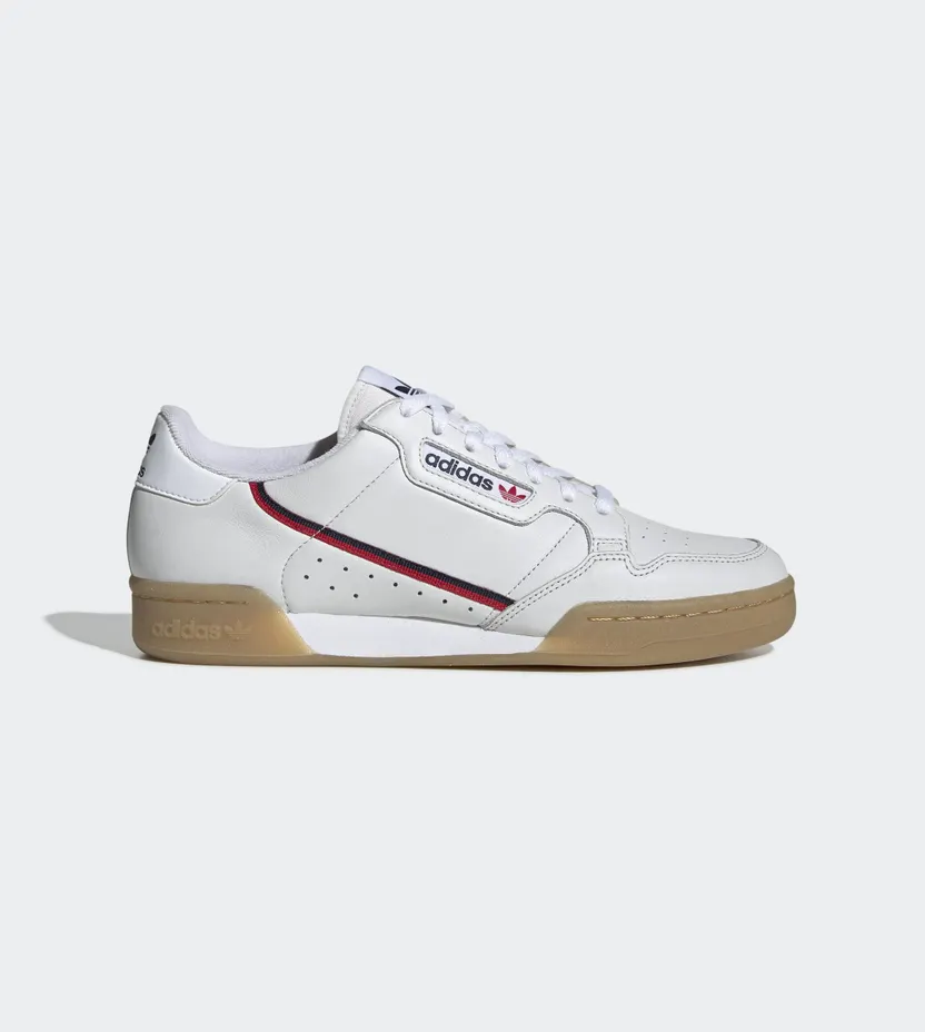 adidas Continental 80 Crystal White / Collegiate Navy / Scarlet (EE5393)