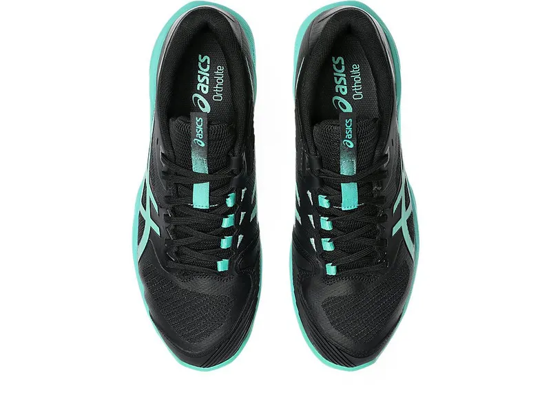 ASICS SOLUTION SPEED FF 4 CLAY “Black / Aurora Green” (1041A533-001)