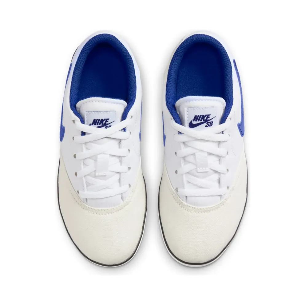 Nike SB Check Canvas White Summit White Black Deep Royal Blue (905371-102)