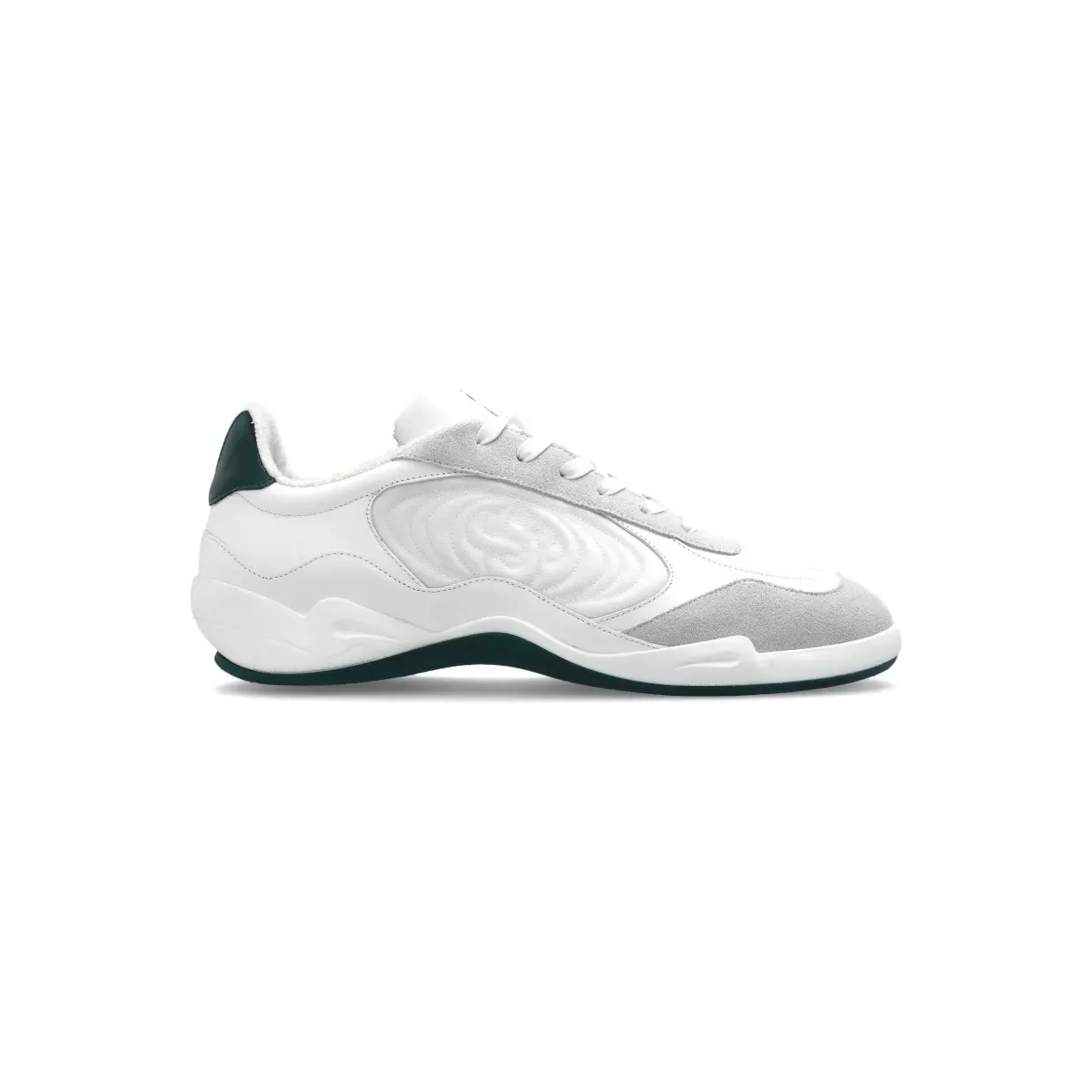 Casablanca Leren met reliëf “White” (ASP26SNK02901)
