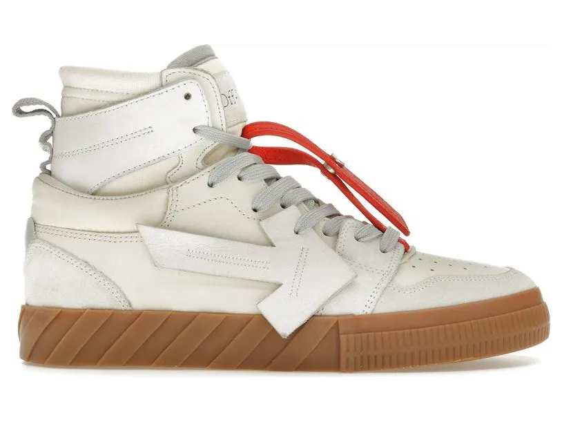 OFF-WHITE Floating Arrow High Top Vulc White Cream (OMIA225F23LEA0010102)