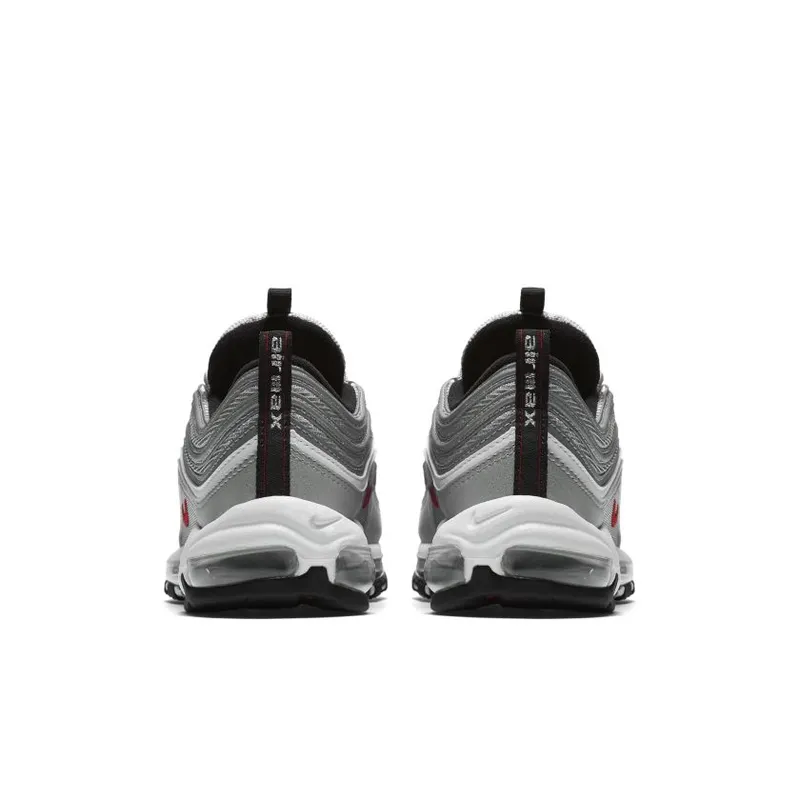 Nike Air Max 97 Silver Bullet 2016/2017 (W) Metallic Silver/Varsity Red-Black-White (885691-001)
