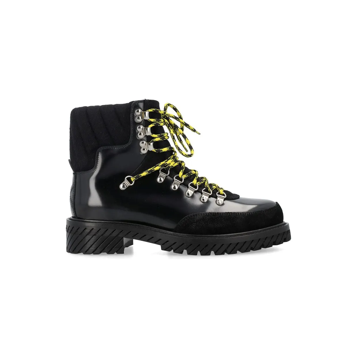 OFF-White Gstaad Lace Up Boot Black (OMID028F23LEA0011010)