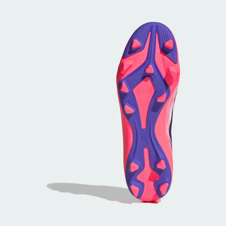 adidas F50 Hyperfast Club Firm Ground / Multi Ground Football Boots “Cloud White / Solar Purple / Solar Turbo” (KJ0990)