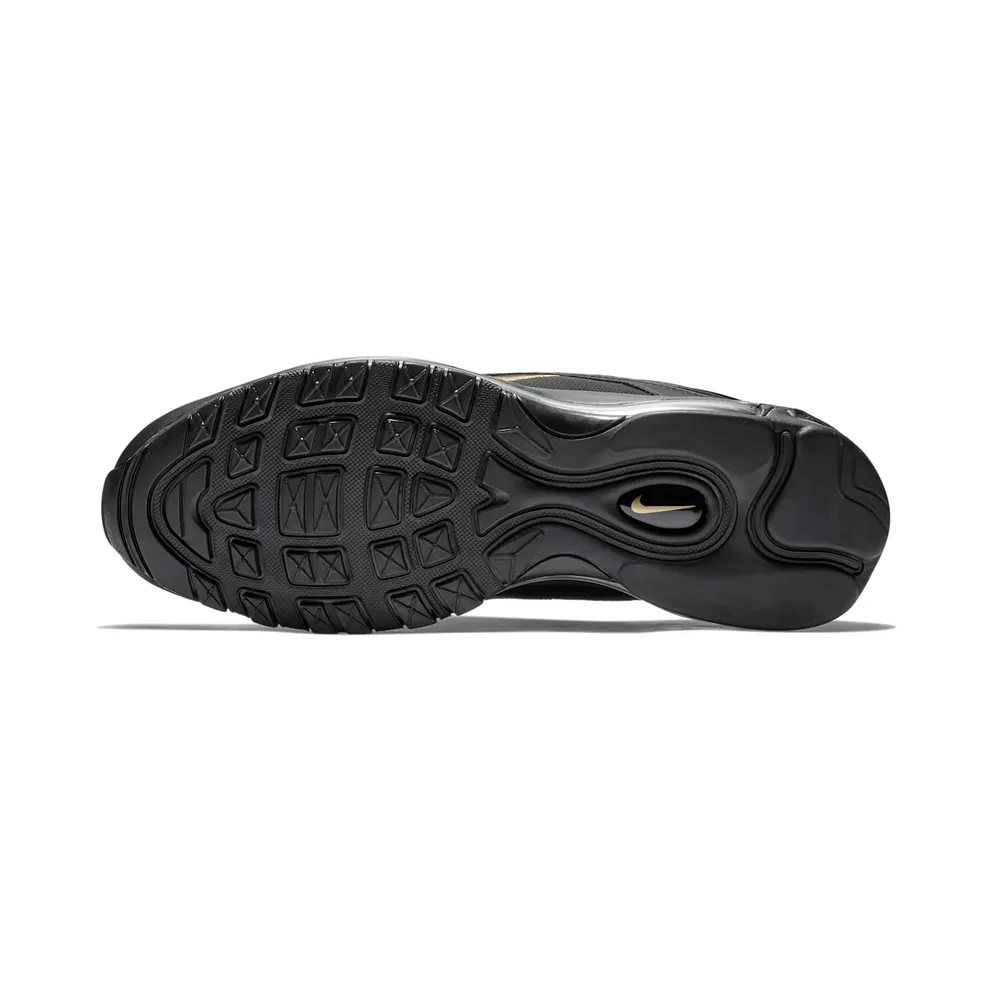 Nike Air Max 97 Leather Black Gold Black/Anthracite-Metallic Gold (BQ4580-001)