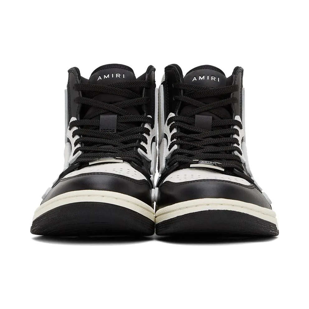 AMIRI Skel Top Hi Black Black White (PS22MFS002004)