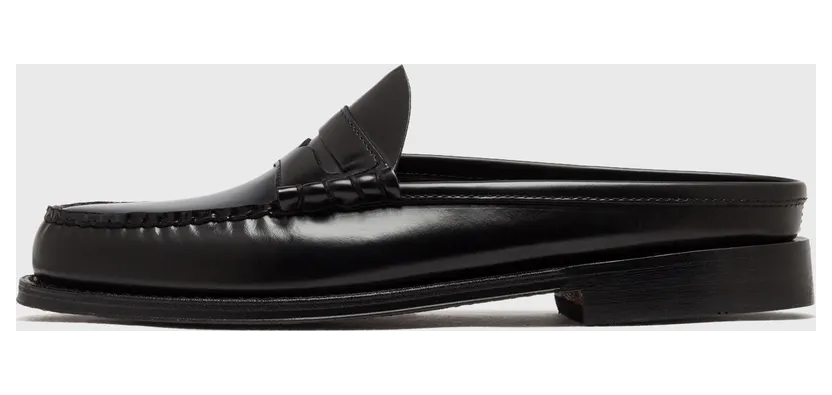 G H Bass WEEJUN HERITAGE Larson Slide Black