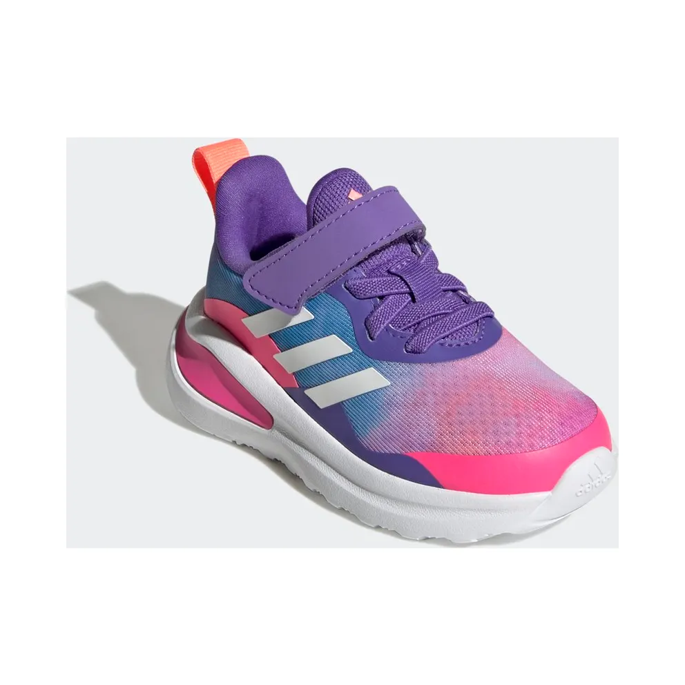 adidas FortaRun International Day Graphic Elastic Lace Top Strap Running Purple Rush / Cloud White / Acid Red (GY1883)