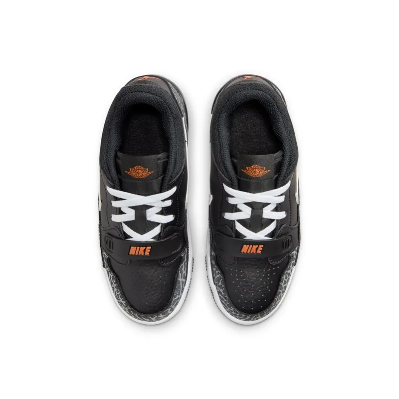Jordan Legacy 312 Low Black Wolf Grey Safety Orange White (CD9055-018)