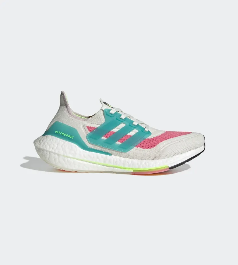 adidas Ultraboost 21 White Tint / Mint Ton / Rose Tone (S23845)