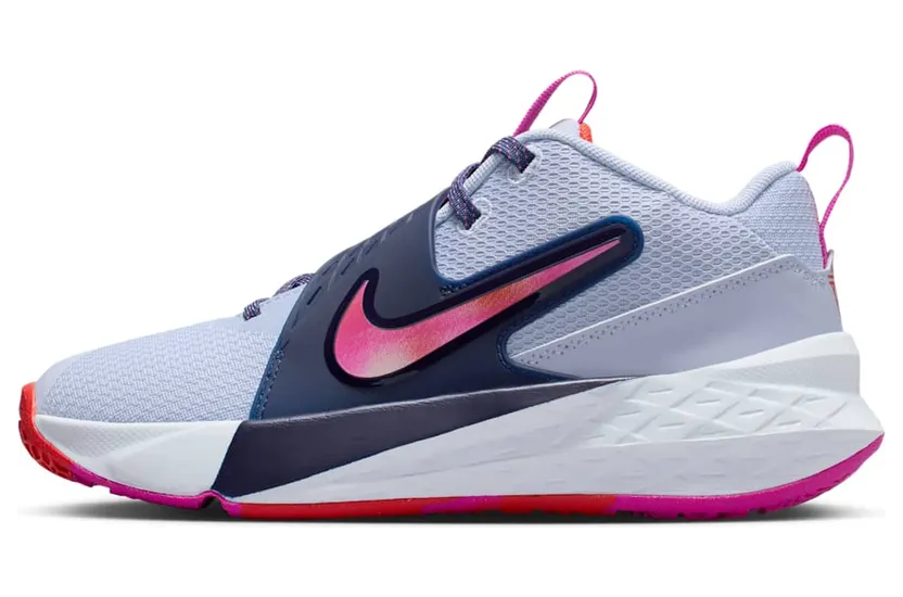 Nike Team Hustle D 12 Ghost Midnight Navy Picante Red Fire Pink (HF6279-005)