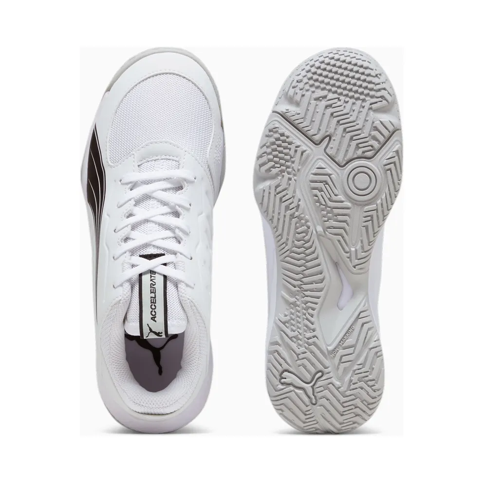 Puma Accelerate Handball Shoes White/Black/Grey (107472-02)