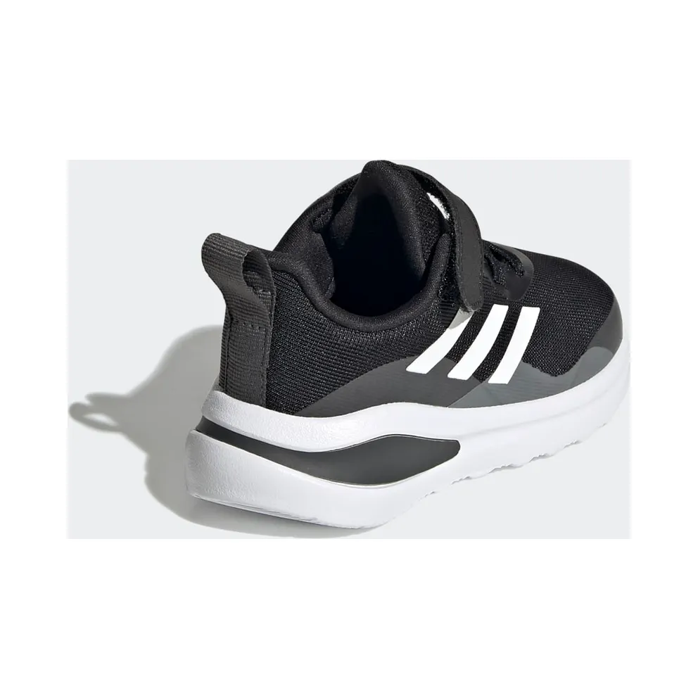 Adidas FortaRun Elastic Lace Top Strap Running Shoes Core Black / Cloud White / Grey Six (FZ5499)