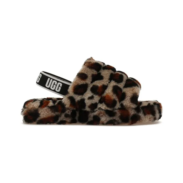 UGG Fluff Yeah Slide Leopard Amphora (1110673K-AMP)