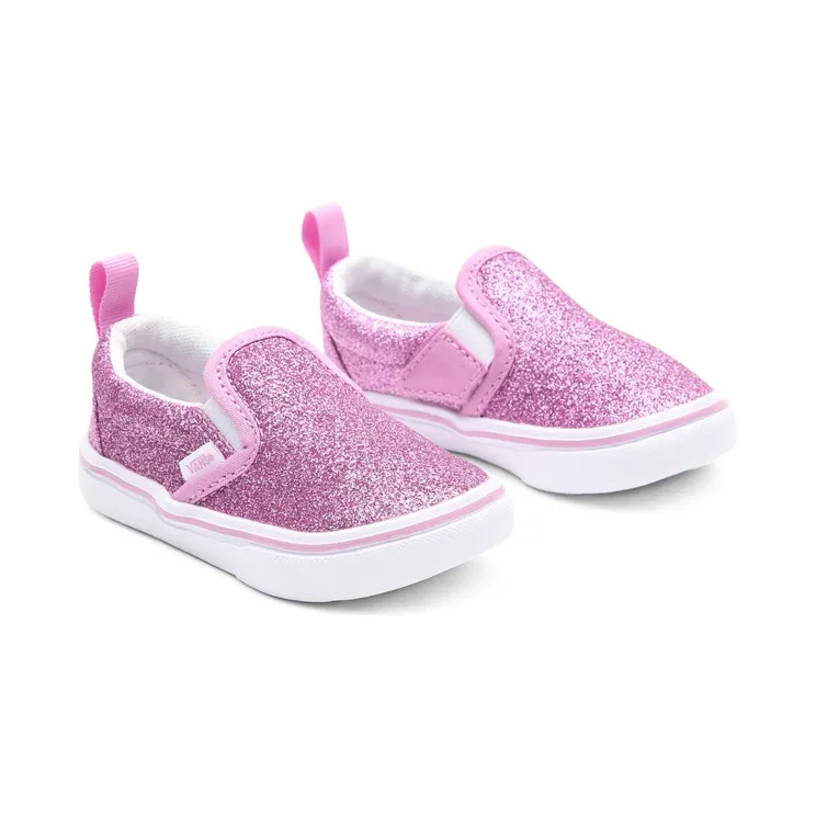 Vans Glitter Comfycush Slip-on V Peuterschoenen Pink (VN0A4TZK31P)